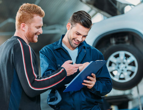 Verifique o carro no Inverno