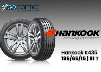 2 pneus Hankook K435  195/65/15 91 T + Montagem